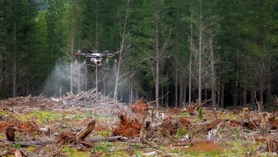 Aerial Spraying Approval for Ecodrones