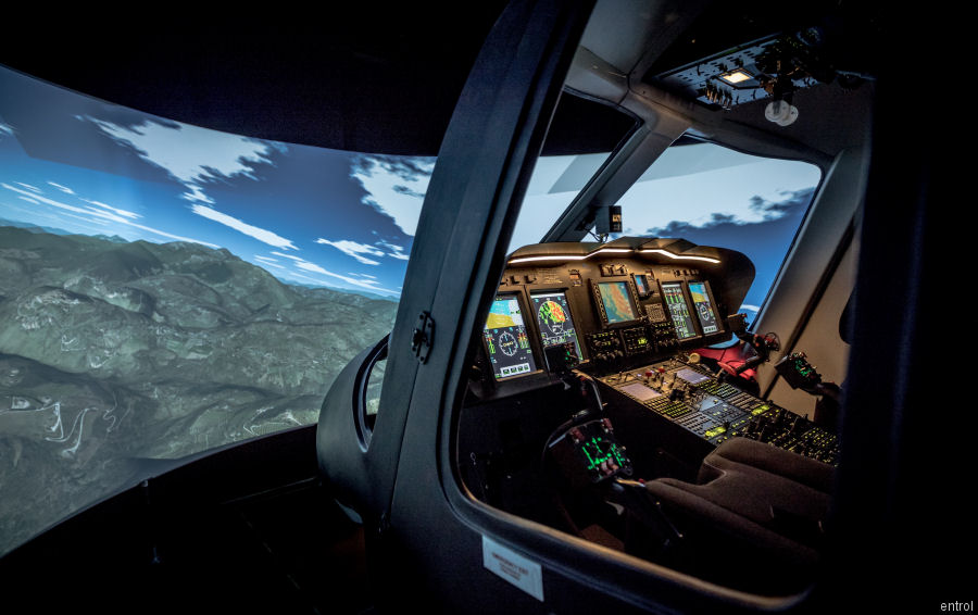 Spanish AW139 Simulator in Japan