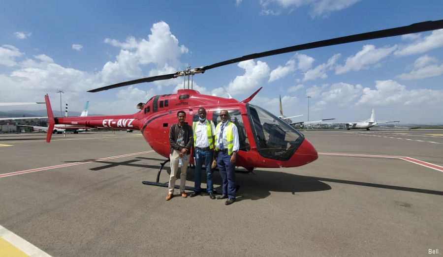Delivery of First Bell 505 to Ethiopia
