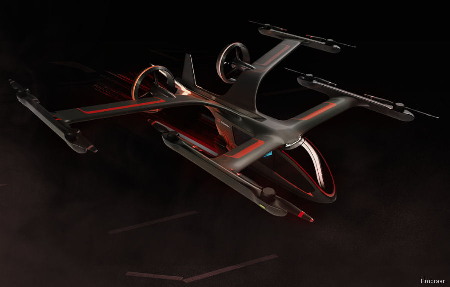 EmbraerX Eve-Senna eVTOL