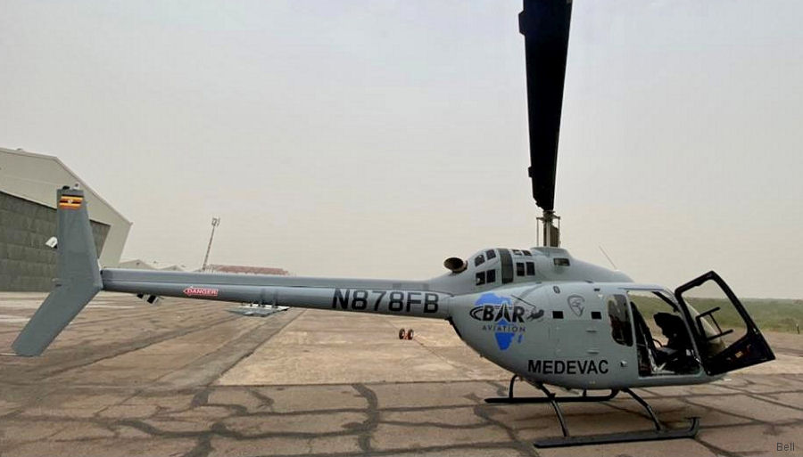 First African Bell 505 Air Ambulance is in Uganda