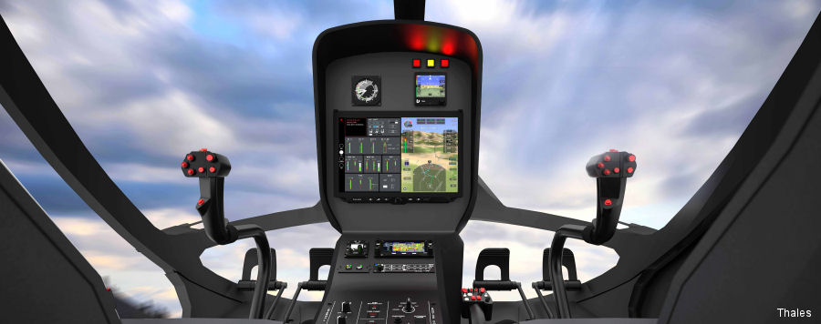 Thales FlytX Cockpit for Guimbal Cabri