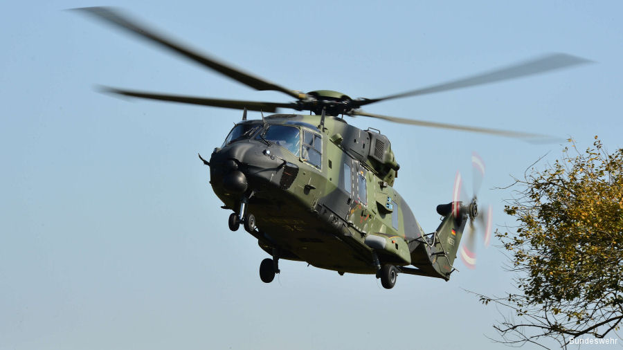 Helicopters in German Flood Relief Efforts