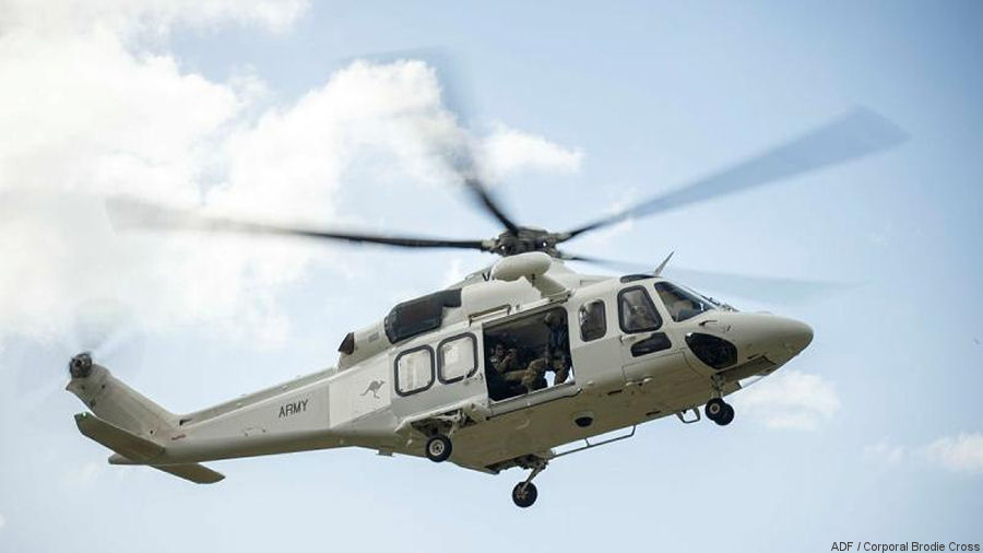 Australian Army Leasing AW139 Helicopters