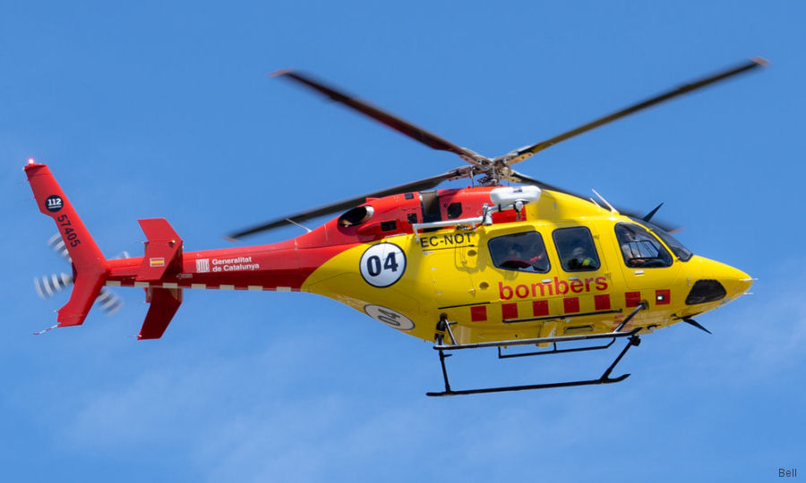 Catalonia Firefighters New Bell 429 Helicopter