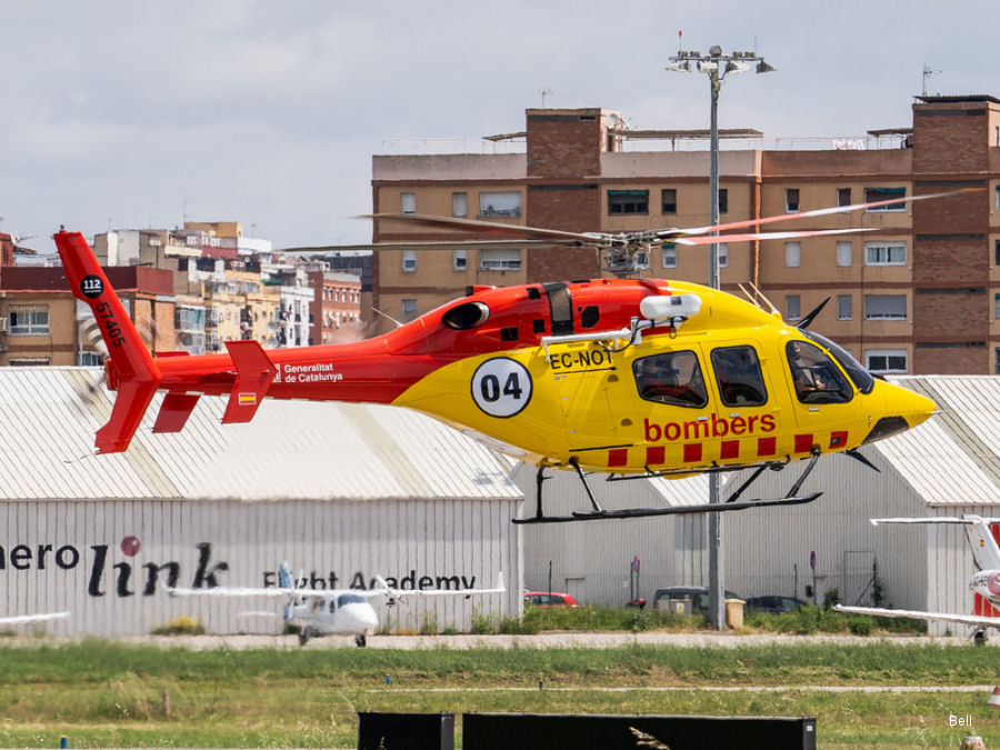 Catalonia Firefighters New Bell 429 Helicopter