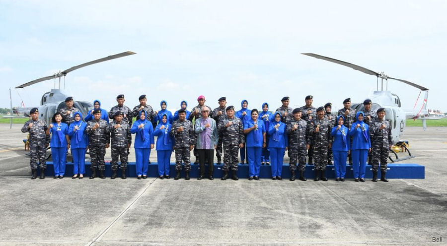 Two Bell 505 Trainers for the Indonesian Navy