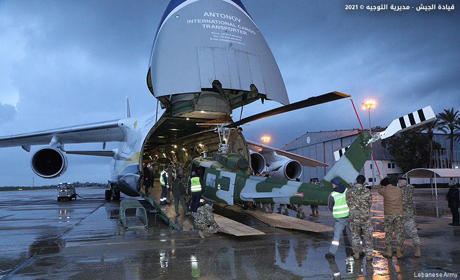 Donation of Three Huey II to Lebanon