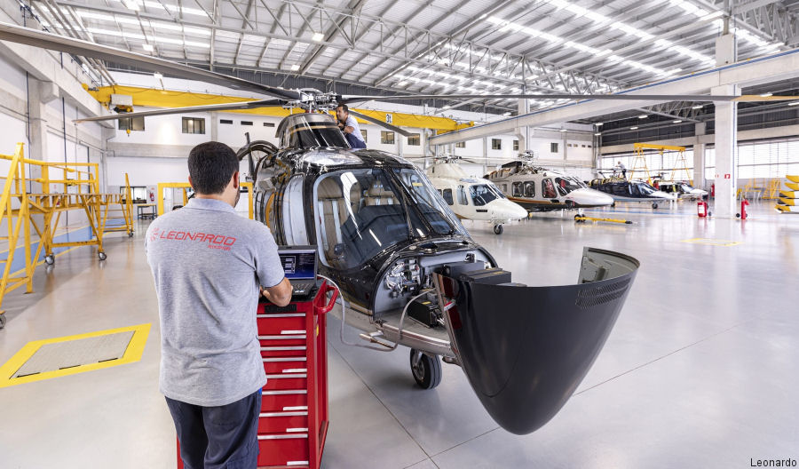 helicopter news November 2021 New Leonardo Service Centre in Brazil