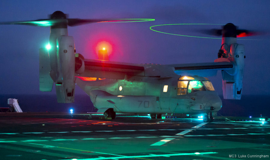 Osprey for First Time on Hospital Ship USNS Mercy