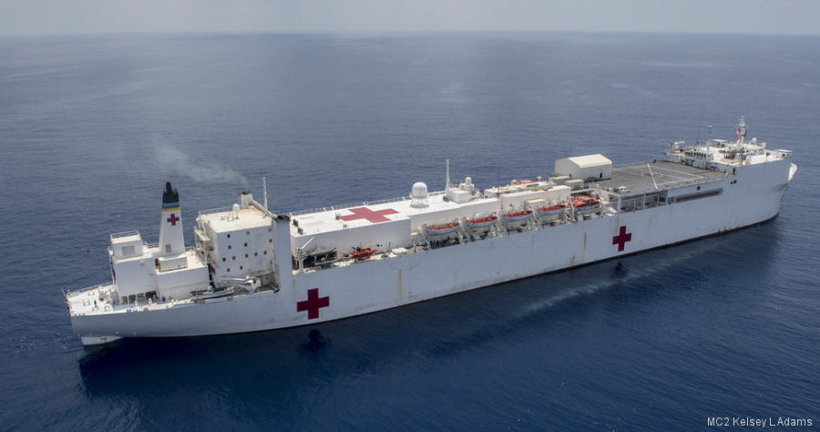 Osprey for First Time on Hospital Ship USNS Mercy