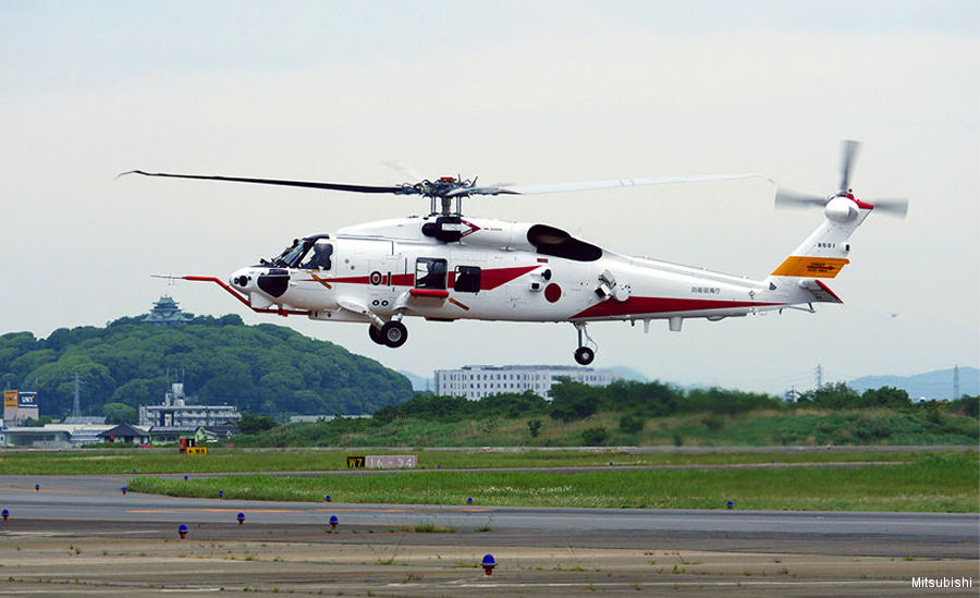 First Flight for the Mitsubishi SH-60L Seahawk