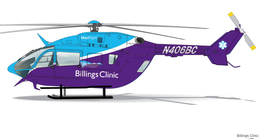 Metro Aviation Helicopter for Billings Clinic
