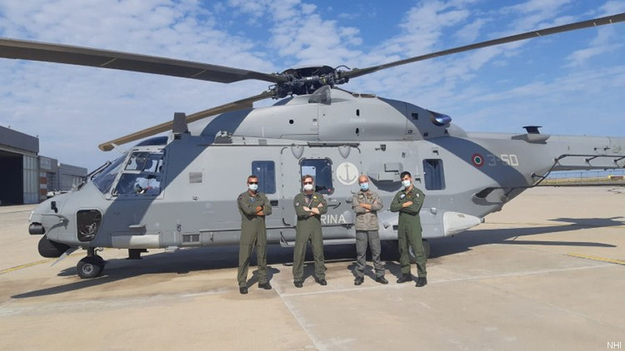 helicopter news September 2021 Final Delivery of Italian Navy NH90 MITT