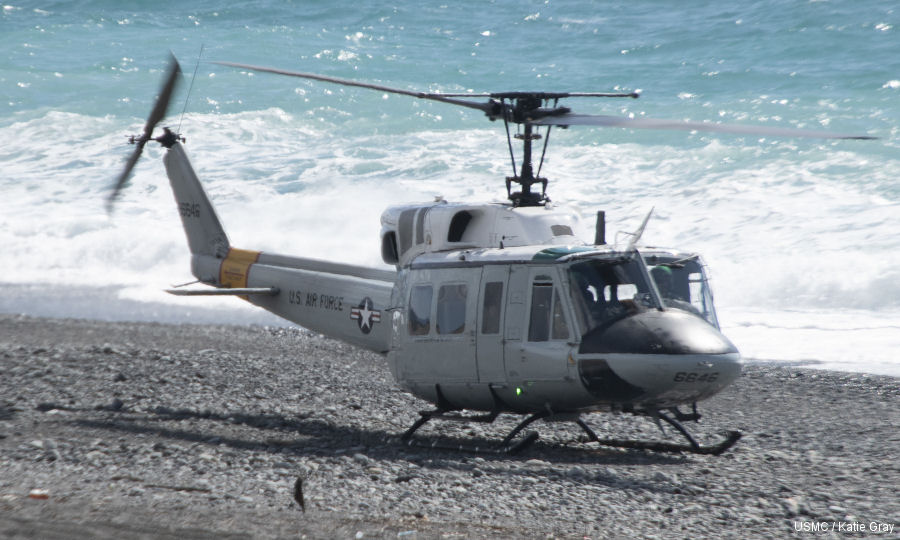 UH-1N at Numazu Beach Training Area