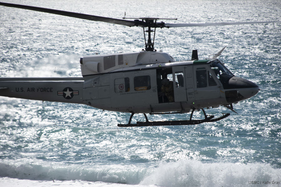 UH-1N at Numazu Beach Training Area
