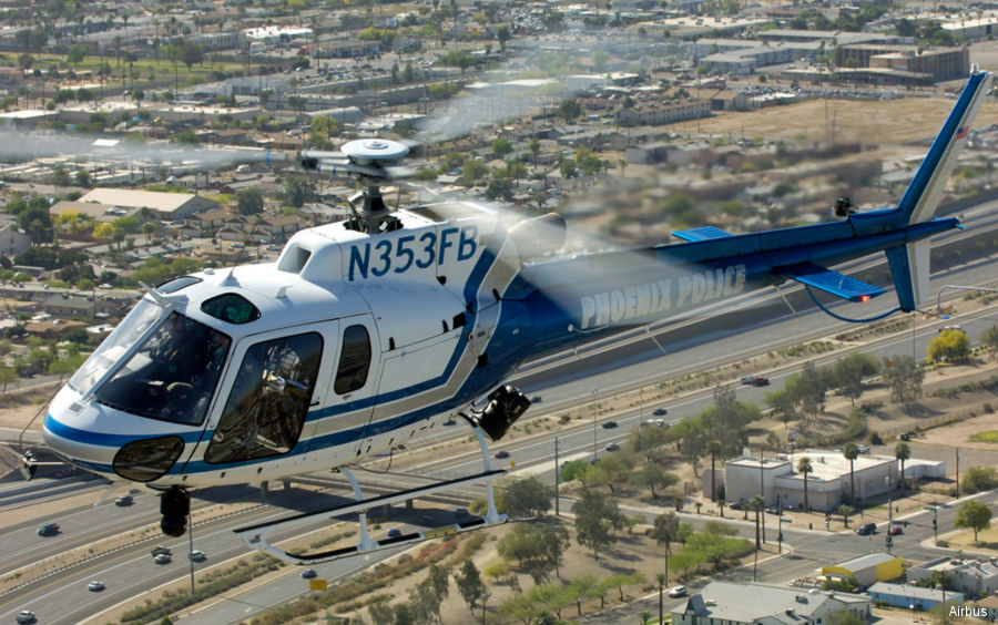 Phoenix Police Orders Five H125 Helicopters