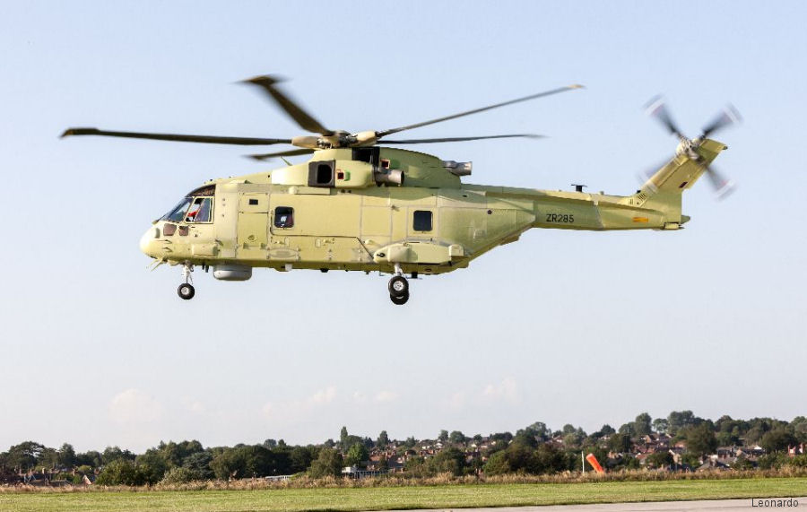 First Flight of Polish Navy AW101