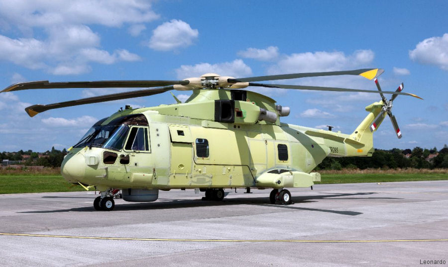 First Flight of Polish Navy AW101