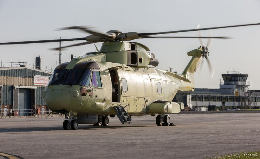 First Flight of Polish Navy AW101