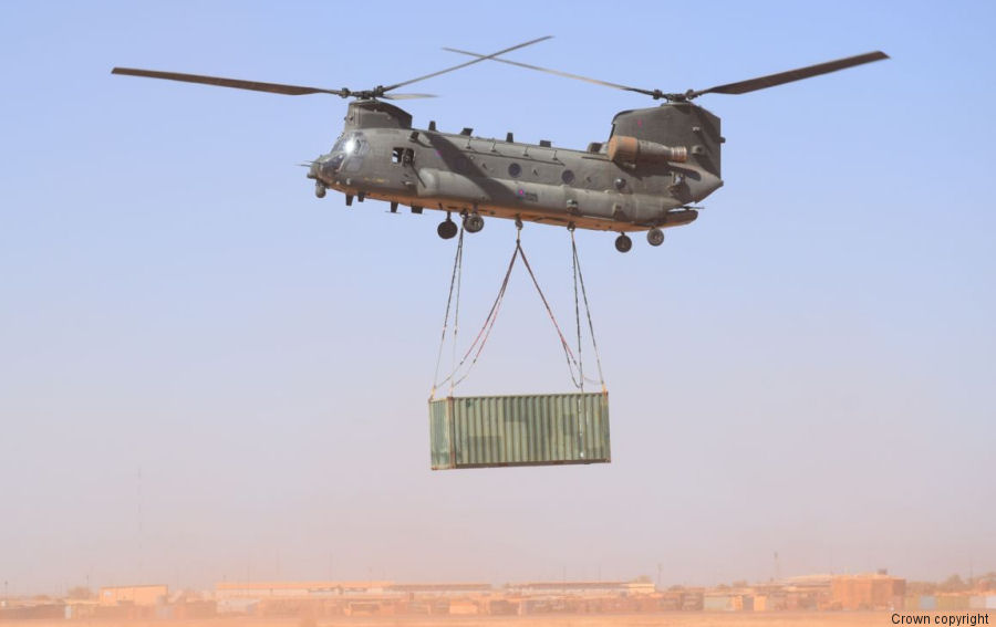 Change of Command for RAF Chinooks in Mali