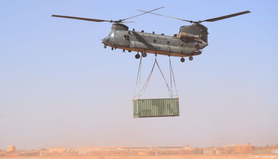 RAF Chinook Heavy Lifting in Mali