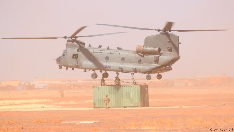 RAF Chinook Heavy Lifting in Mali
