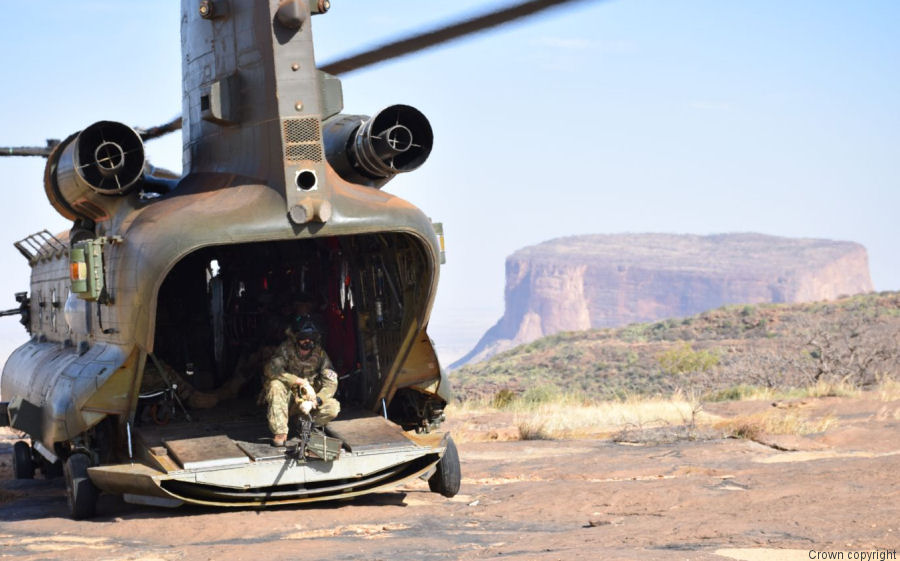 RAF Chinook Heavy Lifting in Mali