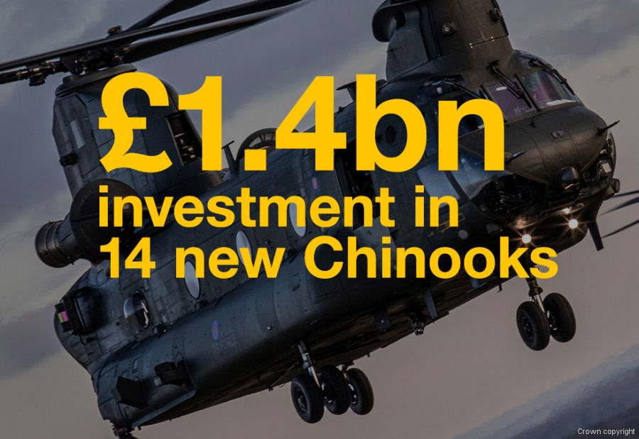 UK Confirms New Chinook Order