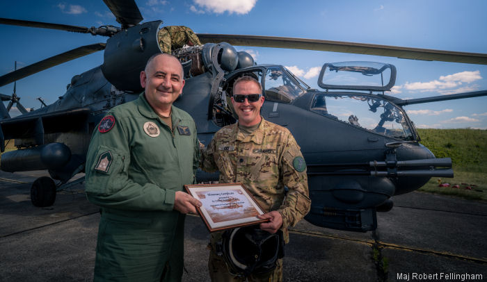 US Army Apache Training with Hungarian Mi-24