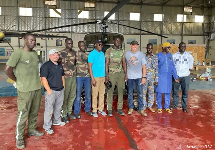 First Schweizer RSG Helicopter Goes to Senegal