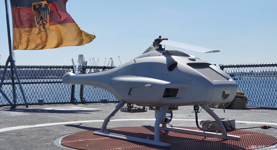First Ship Automatic Landing for SKELDAR Drone