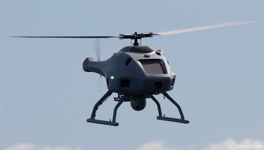 First Ship Automatic Landing for SKELDAR Drone