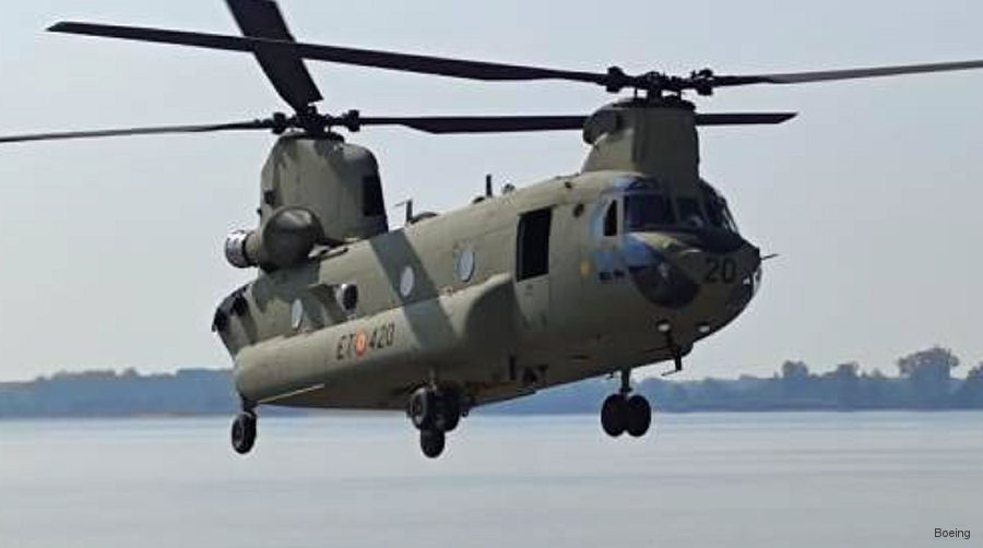 Boeing Completed First Spanish CH-47F Chinook