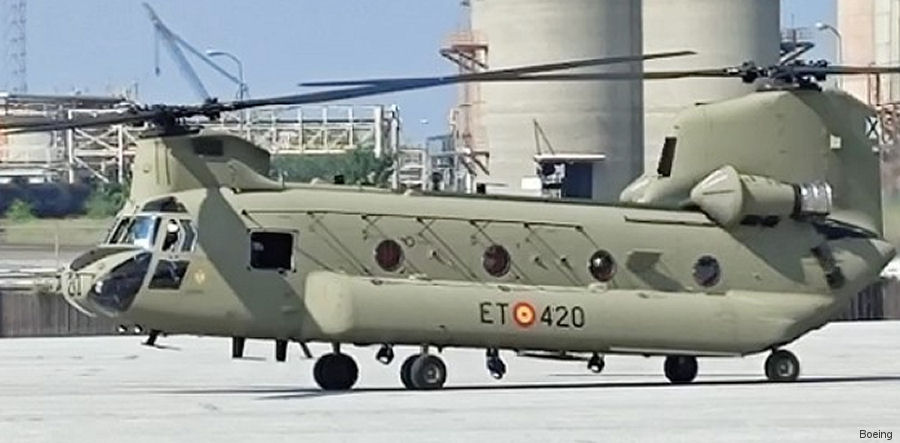 Boeing Completed First Spanish CH-47F Chinook