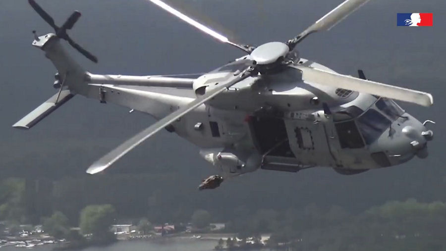 Special Forces Jumps from NH90 Marine