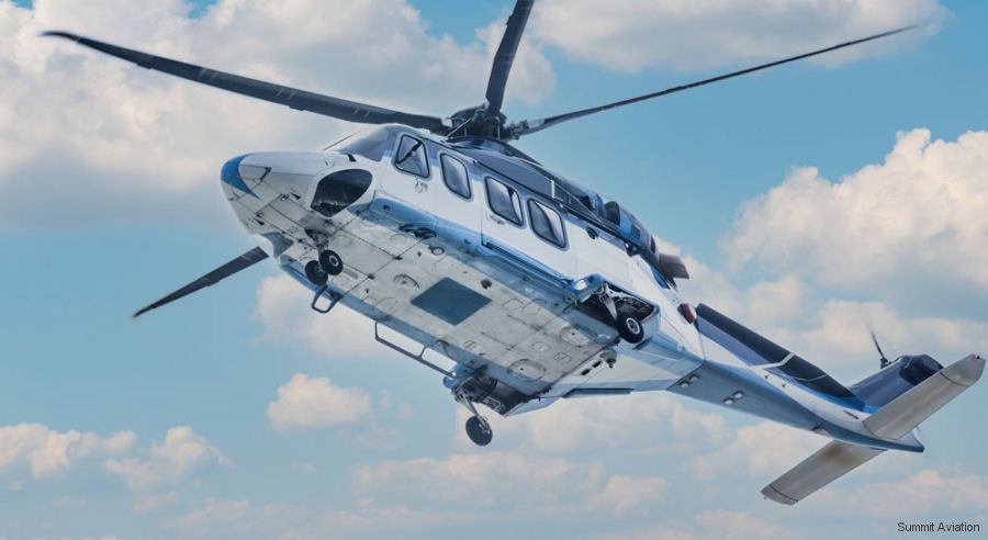 Summit Aviation Adds AW139 to Services Portfolio