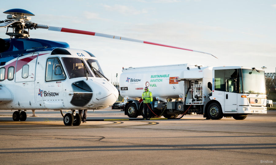 Bristow First Offshore Flight Using SAF