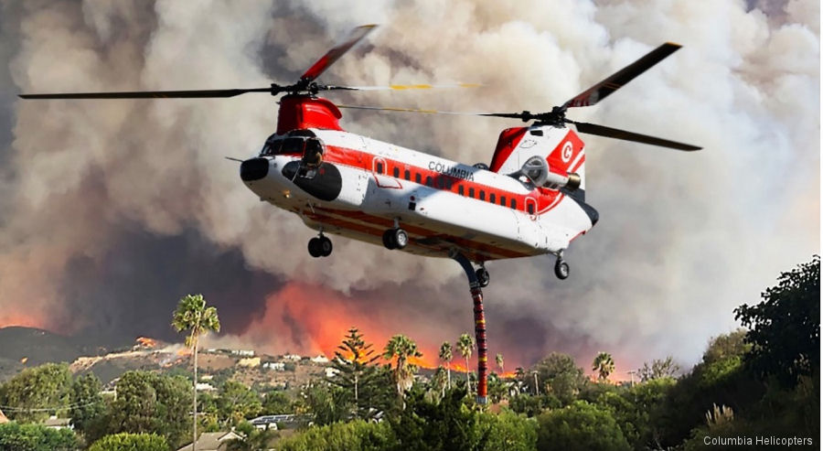 Columbia Model 234 Chinook Firefighters in Turkey