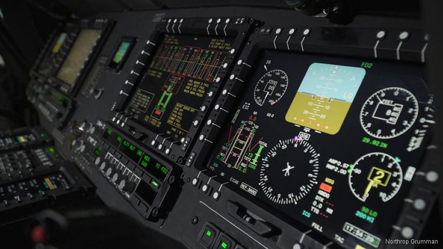 UH-60V Northrop Grumman Glass Cockpit