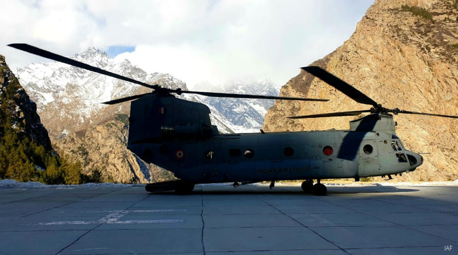 Chinook at the Uttarakhand Rescue