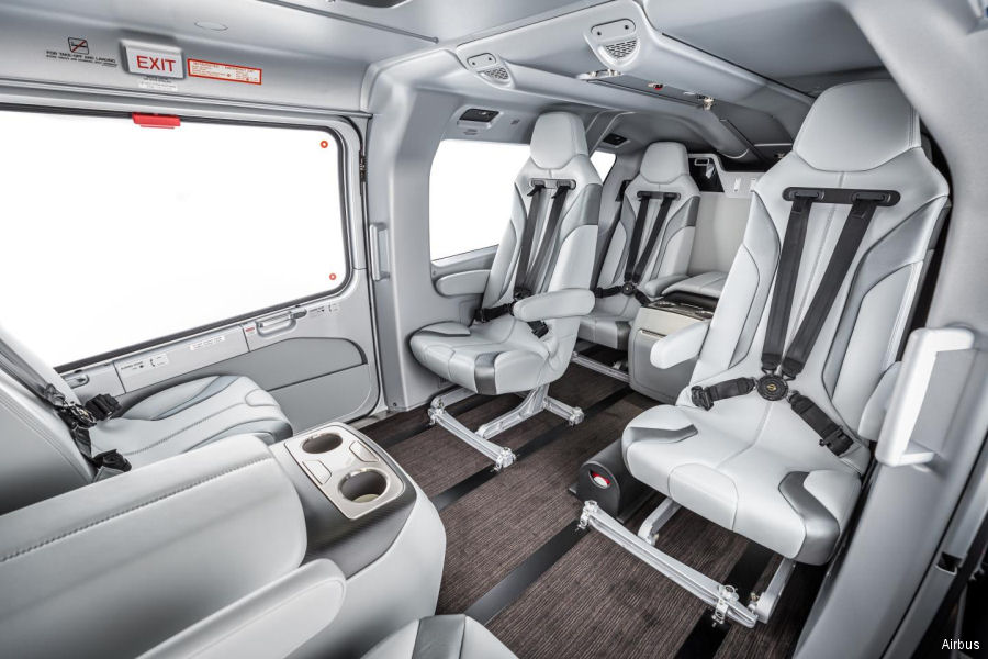 Airbus Helicopter with Vegan Interior