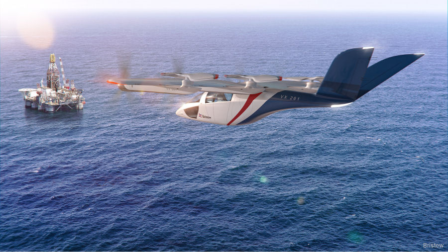 Bristow Partner in Vertical VA-X4 eVTOL