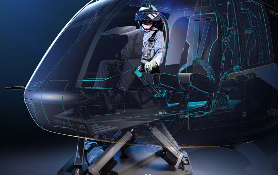 VR Simulator for VRT500 Helicopter