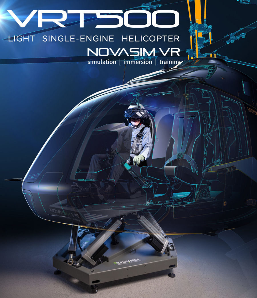VR Simulator for VRT500 Helicopter