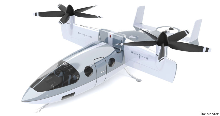 helicopter news August 2021 Transcend Air / Kaman Vy 400 HSVTOL