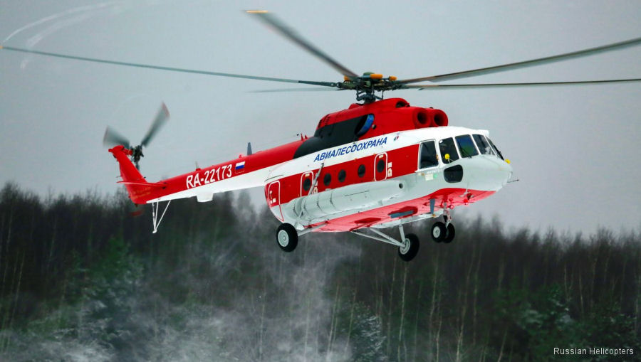 First Mi-8MTV-1 Firefighter for Avialesokhrana