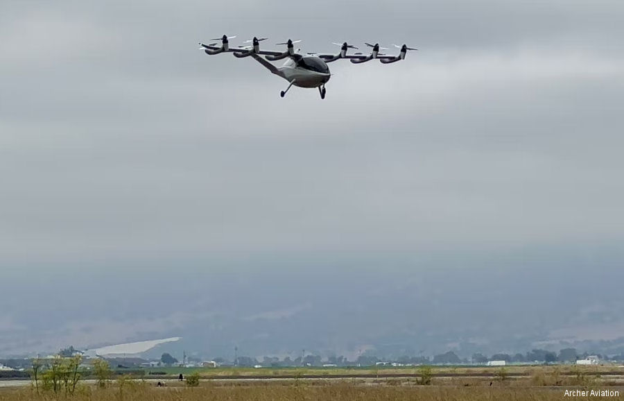 Archer Aviation State of California