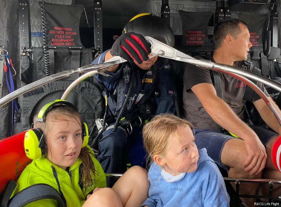 Flood Victims Winched from Rooftops in Australia