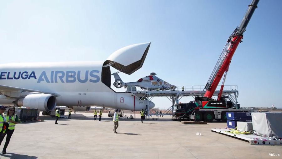 Beluga Cargo Plane Transports ACH160 to Brazil